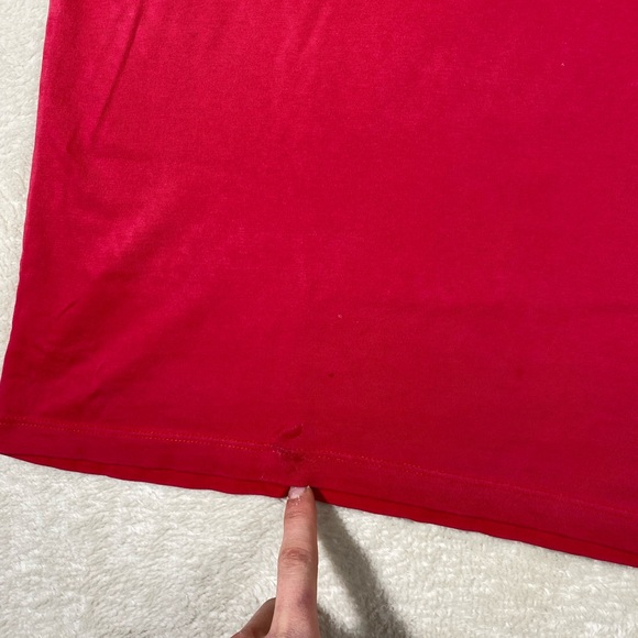 Red Timberland Ringer Tee Shirt - Picture 7 of 7